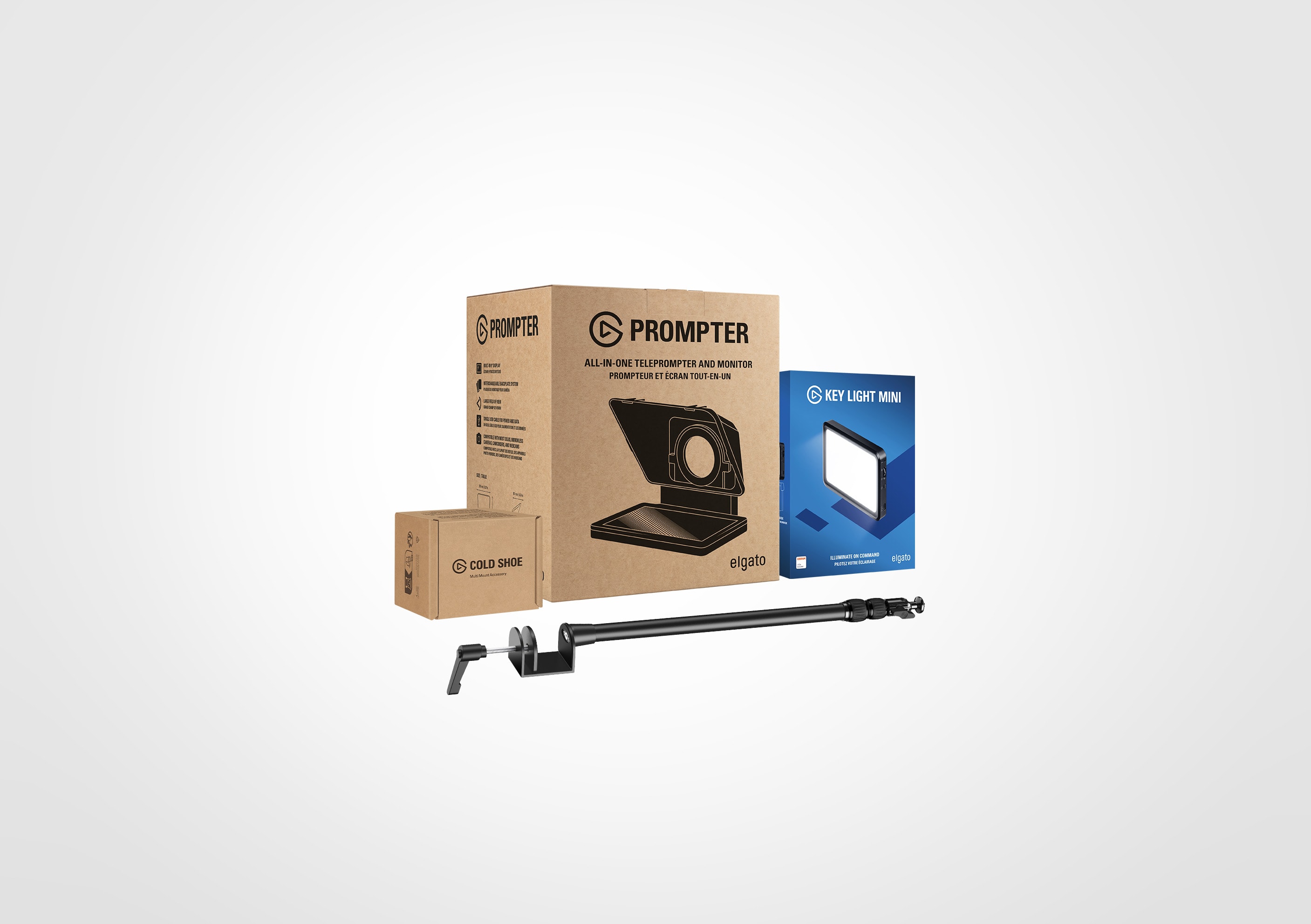 Pro Prompter Bundle - High Rise | Elgato Pro Prompter Bundle - High Rise | Elgato